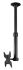 Atdec TH-1040-CTS Telehook LCD Ceiling Mount - Single Telehook  &amp; 400-900mm Arm, Direct Mount, Supports 25KG - Black
